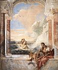 Giovanni Battista Tiepolo Famous Paintings - Thetis Consoling Achilles